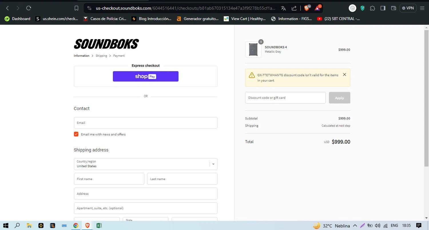 How to apply SOUNDBOKS coupon code